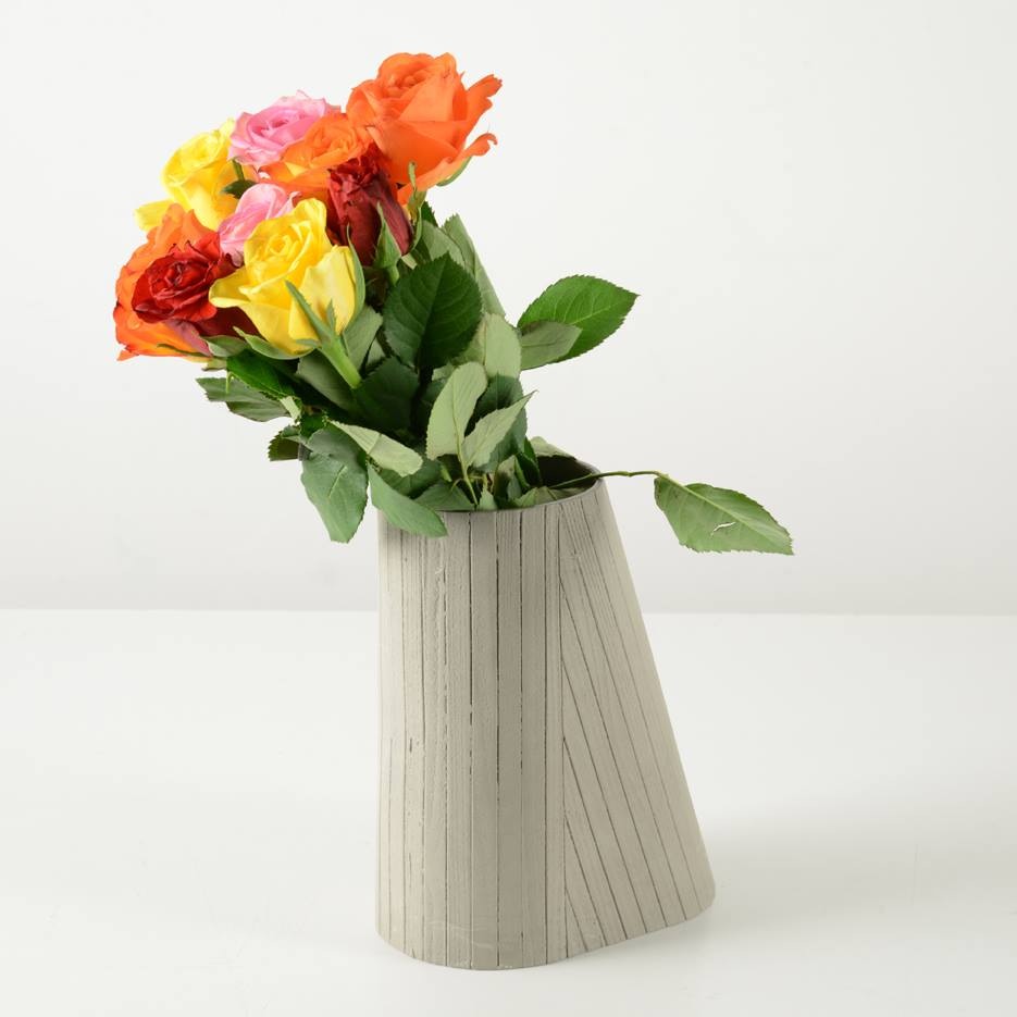 Pilotis Vase w Flowers - Thomas Elliott Burns