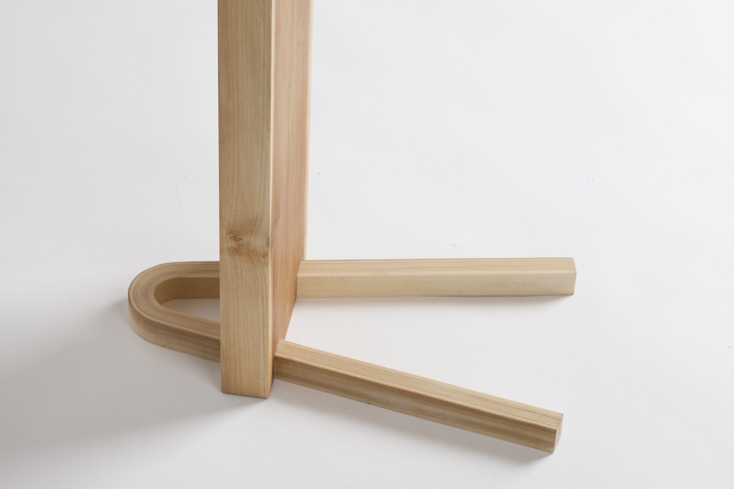 Burns Office - Stilt Table - Bent Wood Foot - 2023