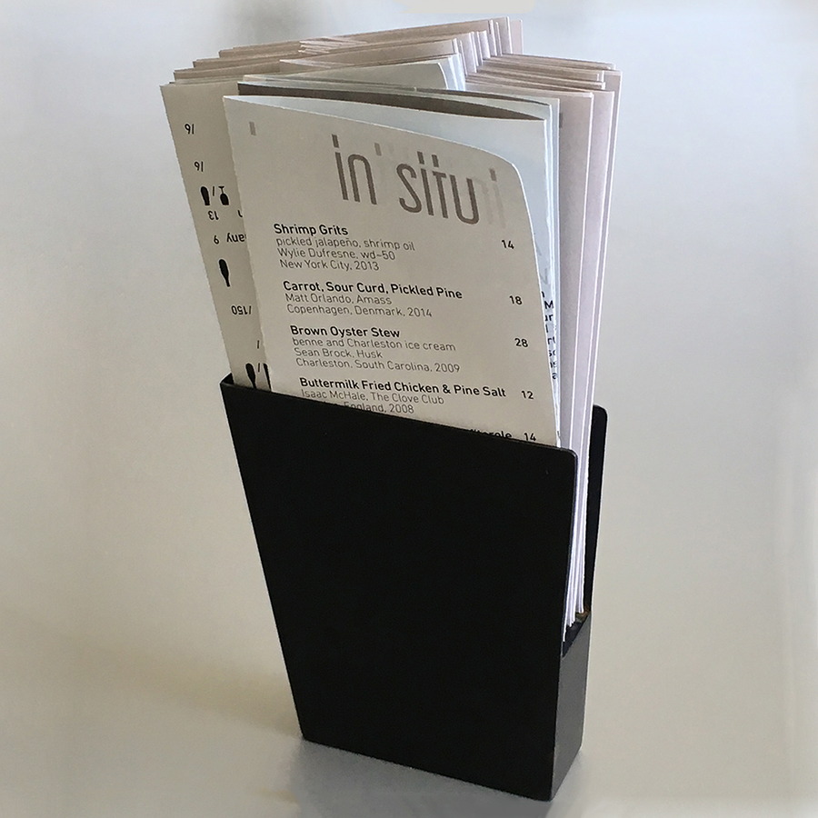 InSitu Menu Holder