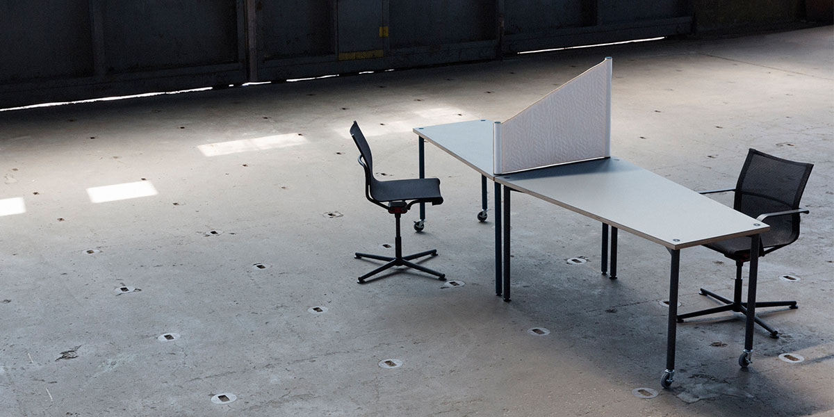 Heartwork Square Desking System - Thomas Burns for ALM Project