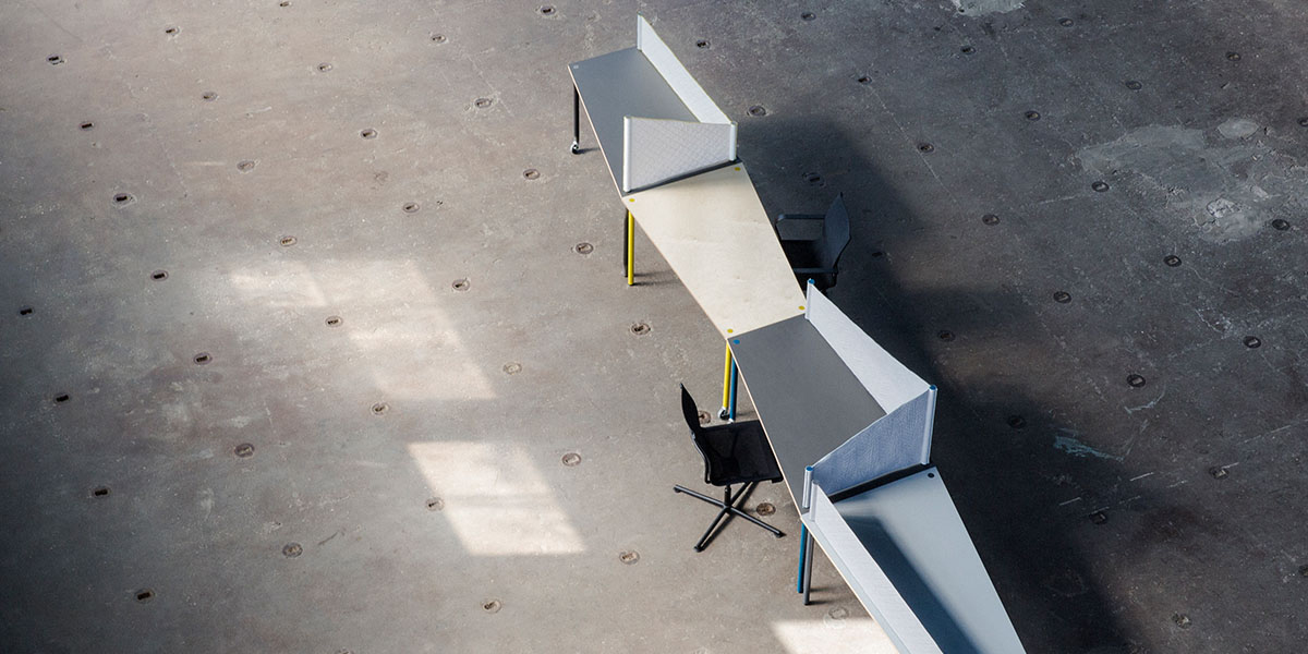 Heartwork Square Desking System - Thomas Burns for ALM Project